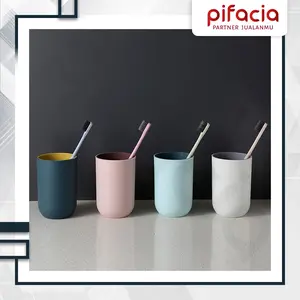 Gelas Kamar Mandi Tempat Sikat Pasta Gigi Berkumur Gelas Perlengkapan Mandi