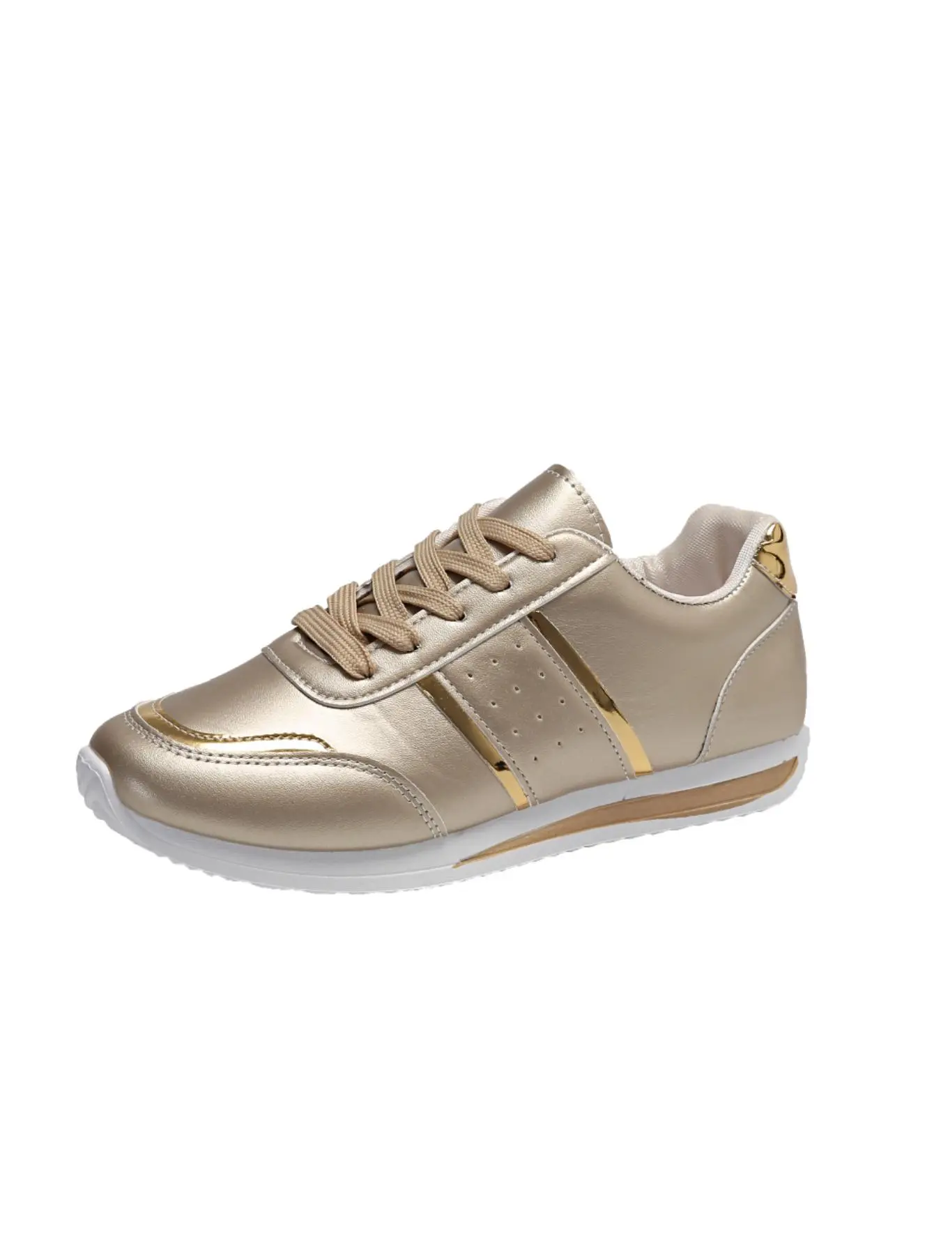 Women's Fashionable Lace Up Low Top Sneakers, Casual Comfortable Sports Shoes for Daily Wear, Female All-match Round Toe Shoes for Daily Wear