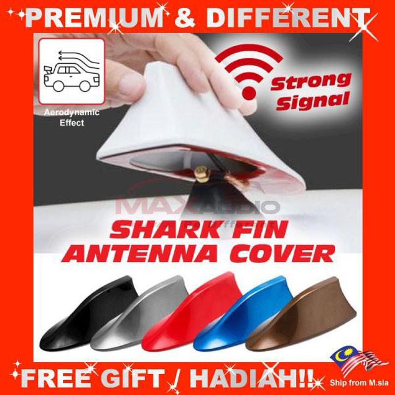 Premium Shark Fin Antenna Aerodynamic Diffuser Sport Roof FM - TikTok ...