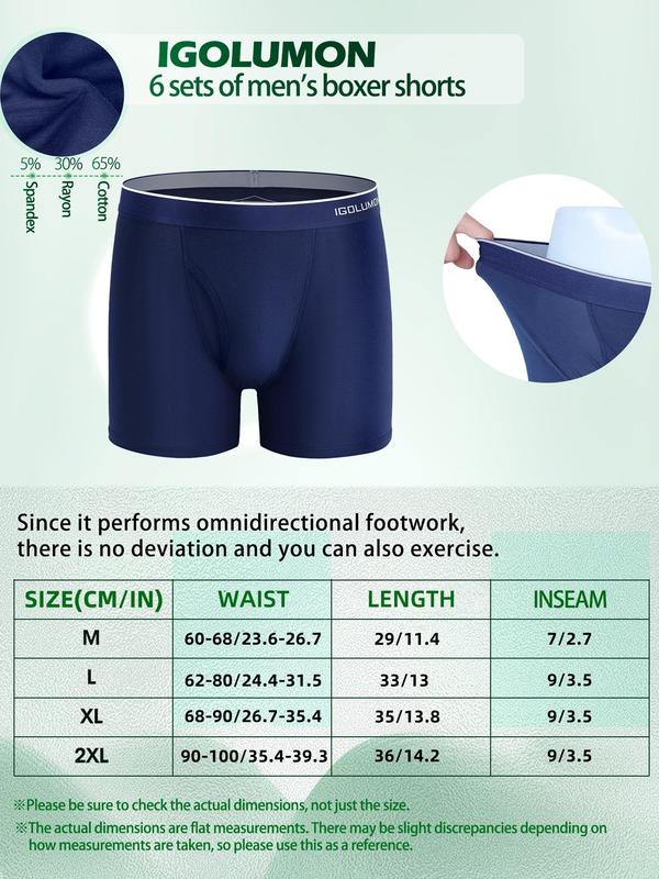 Men's Colorblock Letter Tape Boxer Brief, Quick-drying Moisture-wicking Antibacterial Deodorant Underwear, Men's Underwear for All Seasons 3
