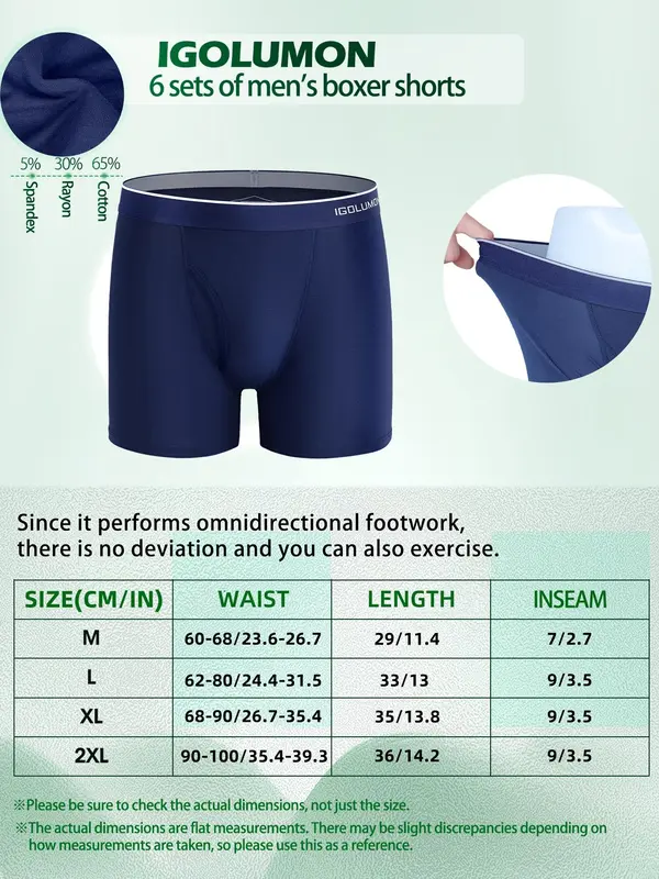 Men's Colorblock Letter Tape Boxer Brief, Quick-drying Moisture-wicking Antibacterial Deodorant Underwear, Men's Underwear for All Seasons 3