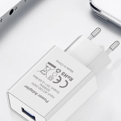 Củ Sạc USB 5V 2A Cho, Loa, đồng hồ, đèn led, Điện Thoại, củ sạc usb, sạc 2A Phụ Kiện capsac 20w