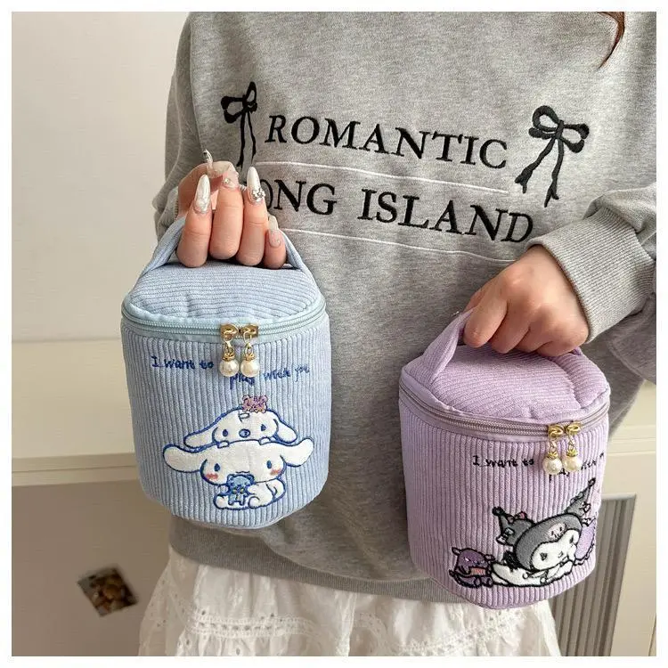 (NEW) TAS KOSMETIK LUCU/TAS EMBER/TAS SERBA GUNA/TAS PENYIMPANAN KARAKTER KUROMI,CINAMOROLL,MELODY 1