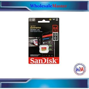 SanDisk Extreme micro A2 SDXC 170 MB/s 64GB SDSQXAH-064G
