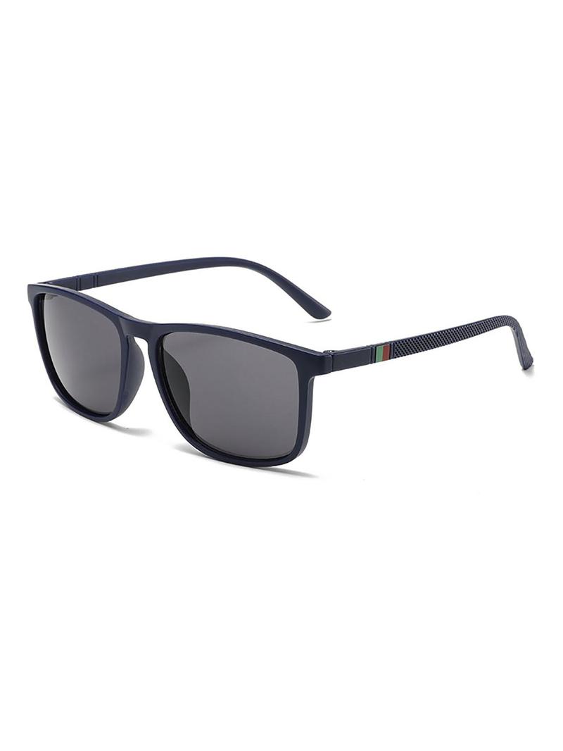 Product Introduction of Unisex Simple Style Square Frame Sunglasses, Trendy Casual Sunglasses for Everyday Use, Fashion Accessories for Outdoor Activities 3