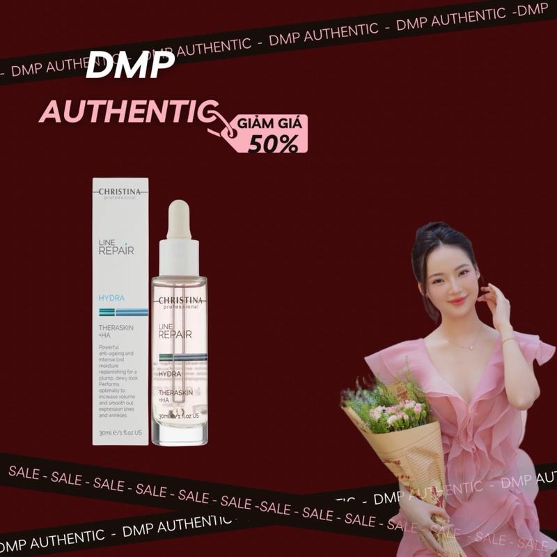 SERUM CHRISTINA LINE REPAIR THERASKIN +HA CONCENTRATE 30ml xách tay Nữ Skincare Làm Đẹp Da Chăm Sóc Da Dưỡng Ẩm Da Women Trà