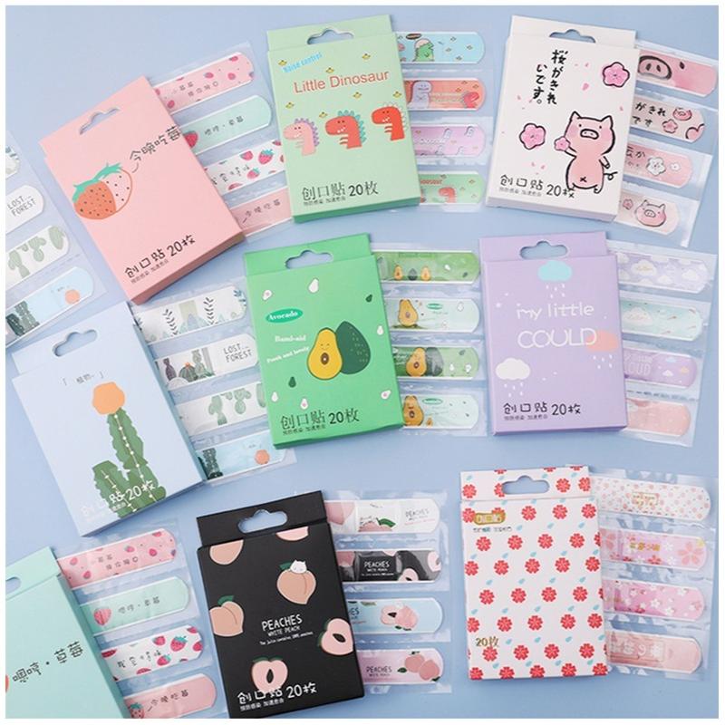 Băng cá nhân dễ thương, băng keo cá nhân trong suốt chống nước, băng dán vết thương urgo cute cho bé