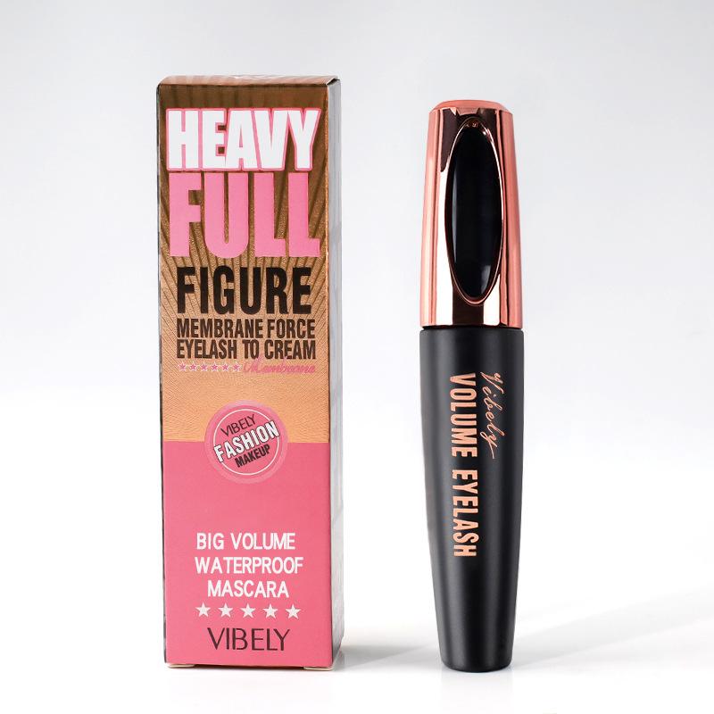 Mascara Làm Phồng Và Uốn Cong, 4D, VIBELY, Màu Đen, Không Thấm Nước, Chống Nhòe, Làm Dài, Xuất Khẩu, Xuyên Biên Giới 6