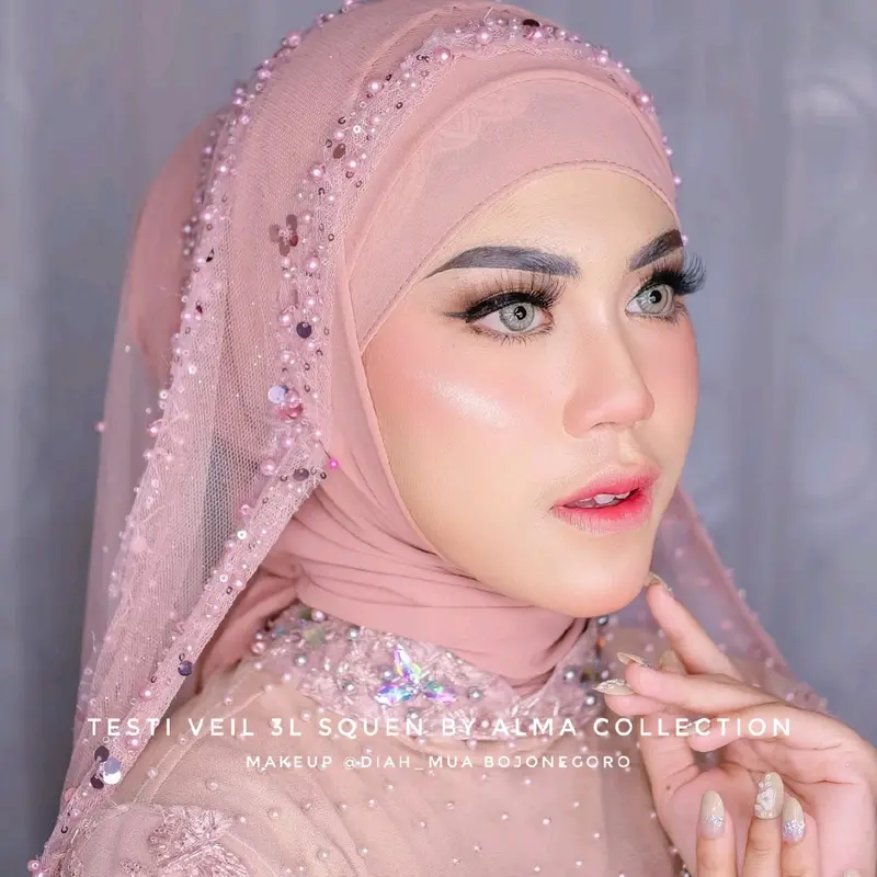 Veil 3L by Alma collection/Headpiece/Slayer pengantin/acc pengantin 1