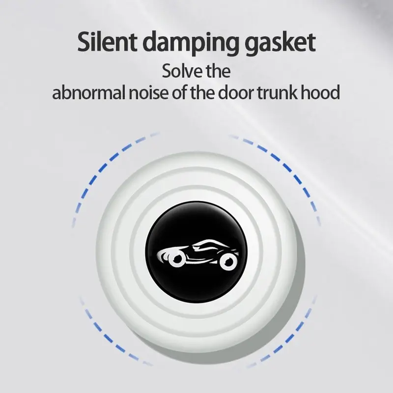 Miếng đệm giảm xóc ô tô, phát sáng toàn bộ, cho cửa xe, bảo vệ chống sốc và cách âm, nâng cấp, phụ kiện ô tô, 1 CÁI 2