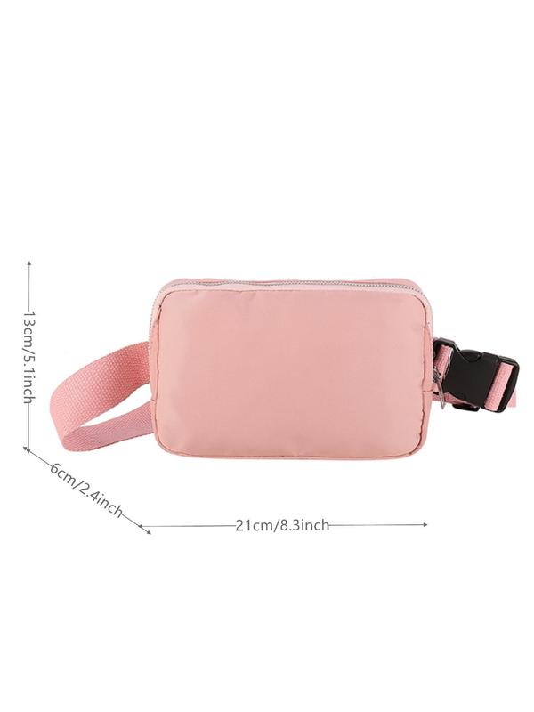 Women's Minimalist Casual Matching Plain Fanny Pack, 2025 New Fashionable Versatile Adjustable Design Fanny Pack for Daily Used, Simple All-match Bag for Women & Girls 3