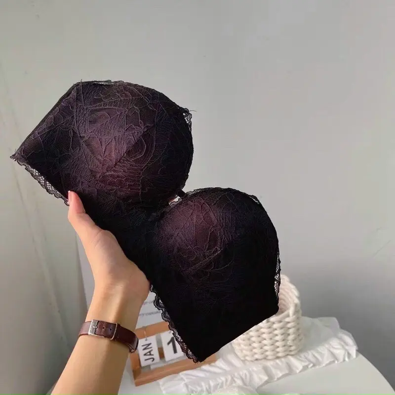 Áo lót Nữ Cup ren chống tụt không dây M51. 1