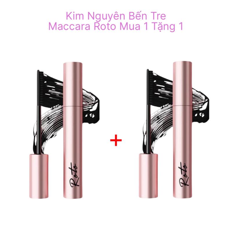   Mua 1 Tặng 1  Mascara Roto Chống Thấm Nước Và Mồ Hôi Lâu Trôi Chuốt Dài Dày Và Cong Mi Tiện Lợi 3,5g - Cosmetic - Women 