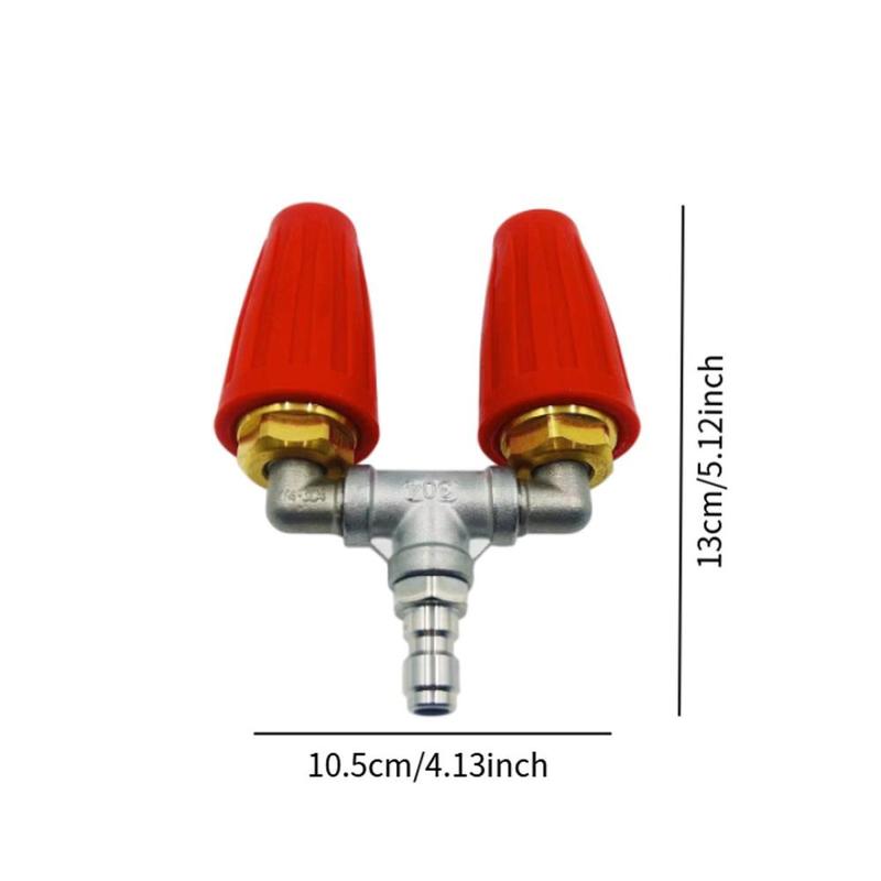 Product Introduction of Rotating Spray Nozzle Double Turbine Nozzle 4000 PSI for Pressure Washer 0