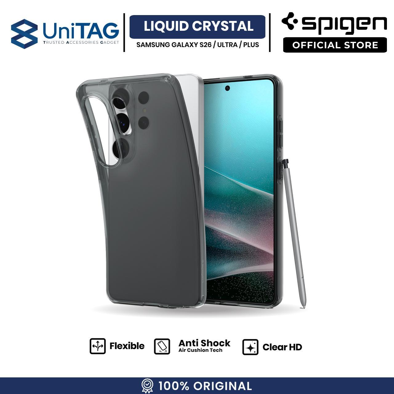 SPIGEN Case for Samsung S26 Ultra Plus Liquid Crystal Clear TPU Slim Casing