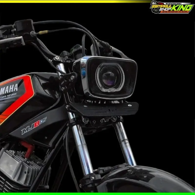 Reflektor Isi Lampu biled bilet Rx king Oval New rxking set Mika Transparan Motorcycle 6