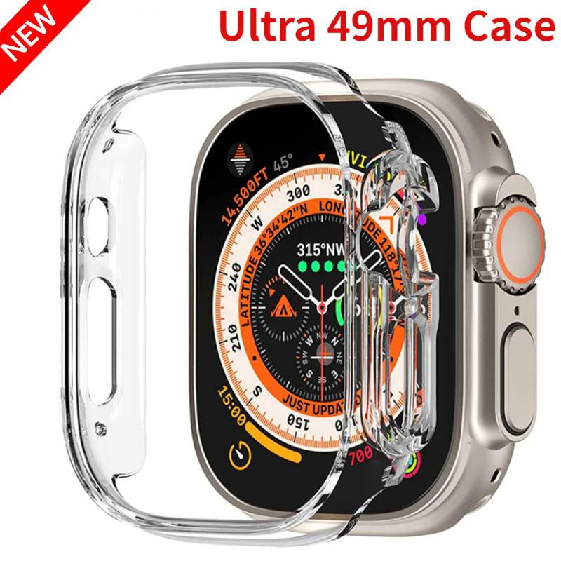 360 Full Coverage Case For Apple Watch Ultra 49mm Screen Protector Cover Protective Shell For iWatch Ultra 49mm TPU Bumper Case 0