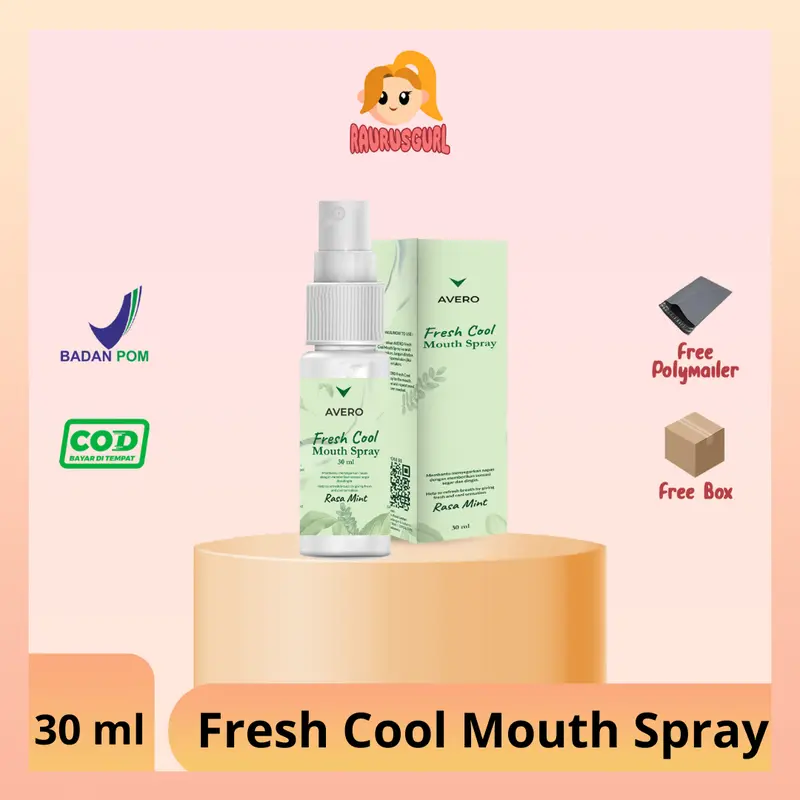 AVERO Penyegar Mulut - Fresh Cool Mouth Spray 0
