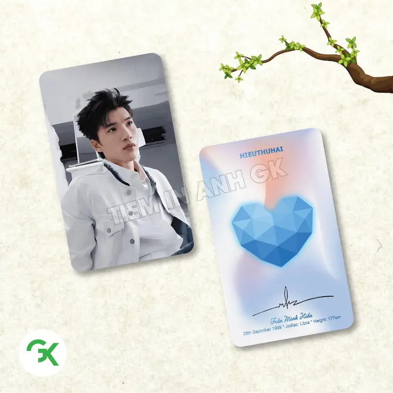 Photocard HIEUTHUHAI (P1) - Trần Minh Hiếu - Anh trai Say Hi - Size 5.5x9cm 5