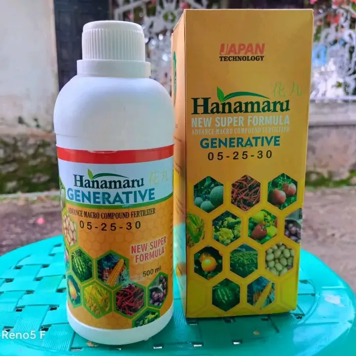 Pupuk hanamaru 500 mL cocok untuk semua tanaman anda,Daun,buah 4