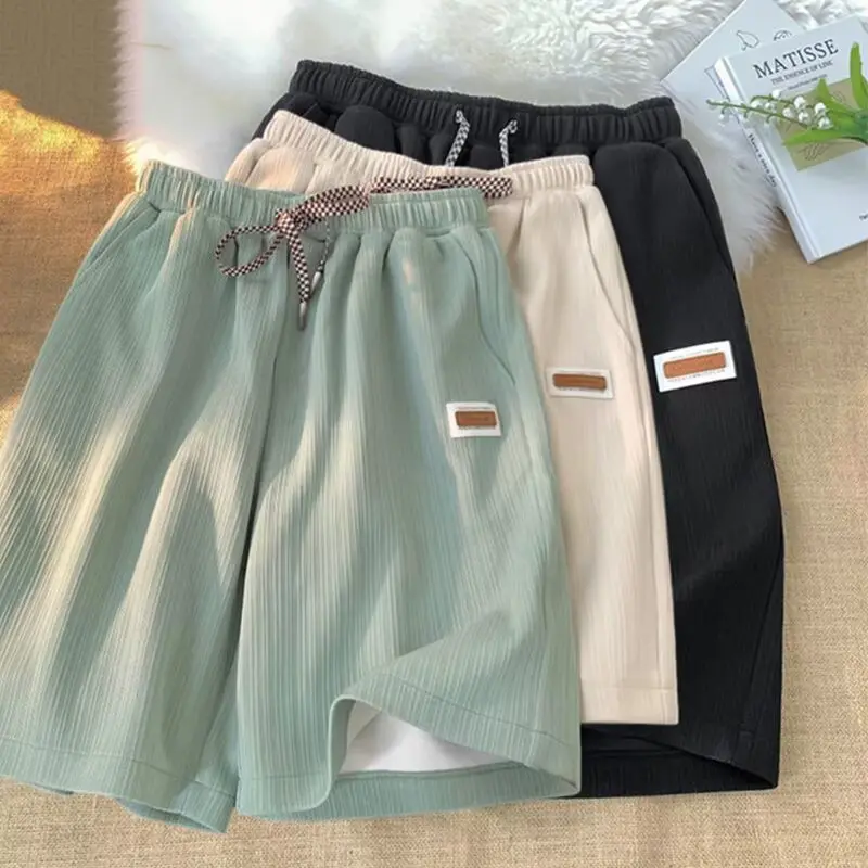 Summer Main Promotion New Ice Silk Five-Point Chinese Style Loose Shorts for Men, Take You to Feel Chinese Style Fashion
