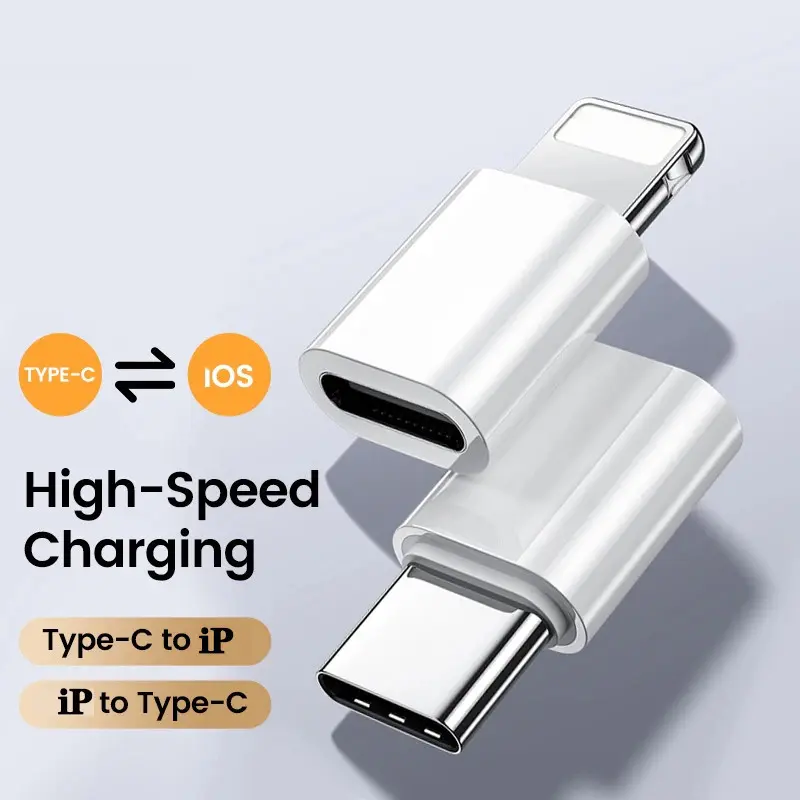 Bộ Chuyển Đổi sạc nam sang nữ iP 27W, dành cho lOS sang Type C, Bộ điều hợp, Bộ sạc nam sang nữ USB C Phone
