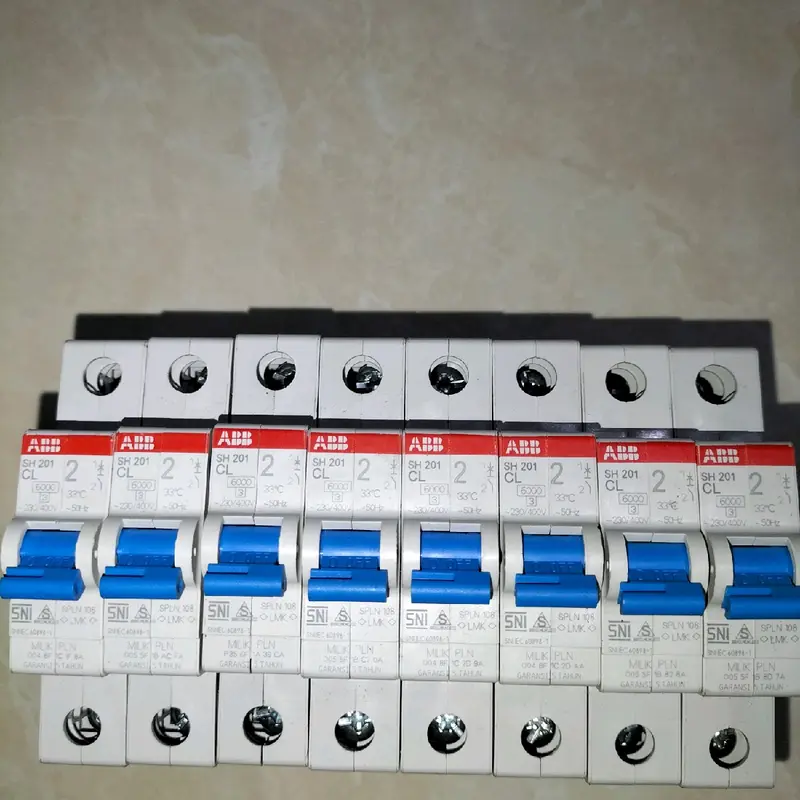 MCB ABB sh201  2A, 4A,6A, 10A,16A,20,25A,35A, 63A, pln original 0