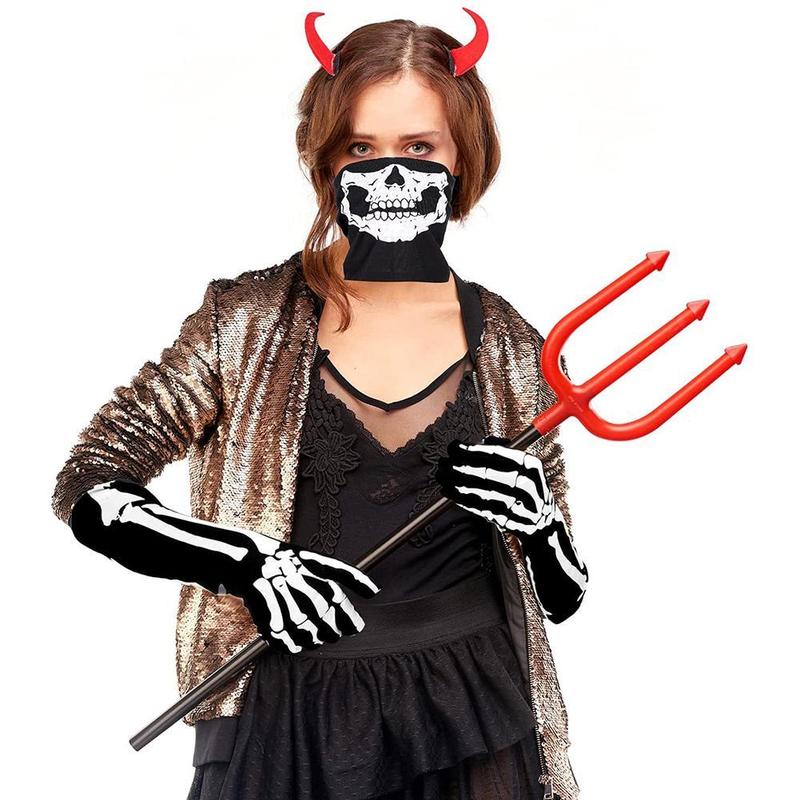Product Introduction of Mặt Nạ Halloween Khủng Bố, Đầu Lâu, Cằm, Bộ Xương, Ma, Bộ Găng Tay Y8Y1 24