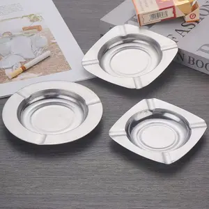 Asbak Bulat Murah Berat 40gram - Bahan Besi Stainless