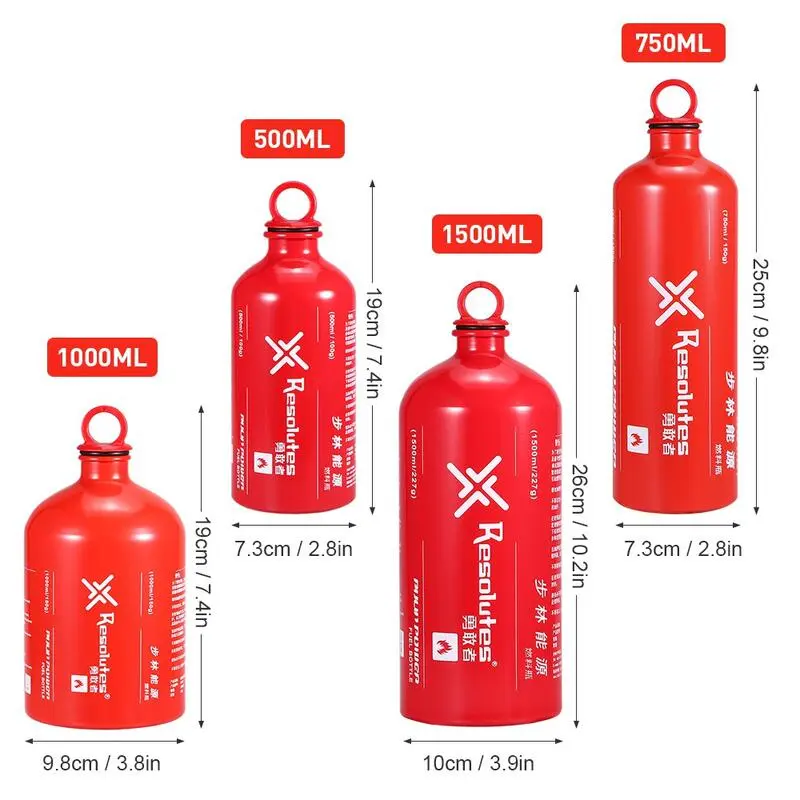 Lều Cắm Trại Ngoài Trời, Lon Nhiên Liệu Lưu Trữ Cồn, Chai Rỗng Có Các Cỡ 500ML, 750ML, 1000ML Và 1500ML, Freewalker 7