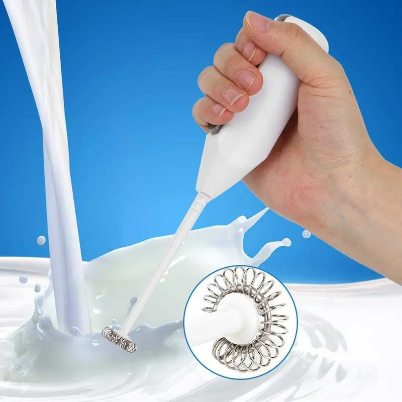 One Two Cups Hand Mixer Mini Pengocok Telur Kopi Milk Frother Battery - 16310 6