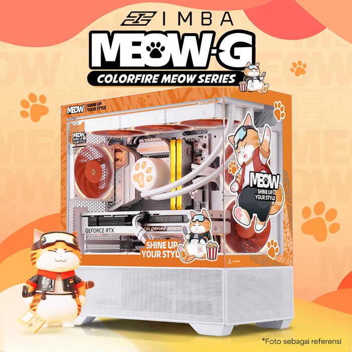 Promo COLORFIRE MEOW G PC RYZEN 5 7500F RTX 5060 8GB / 16GB (512GB ...