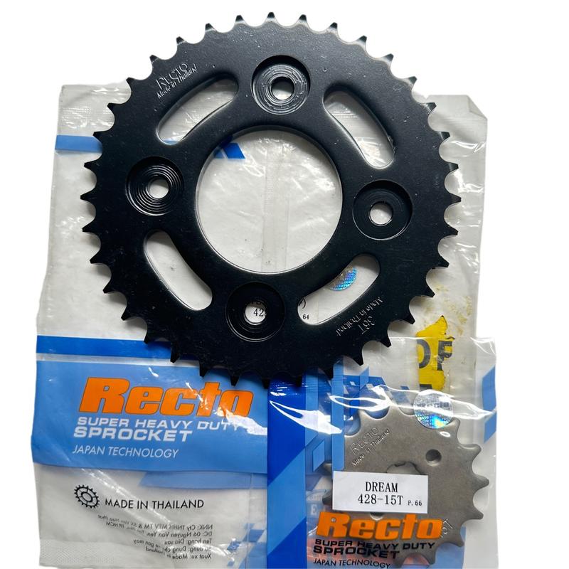 Nhông Và Dĩa Recto Dành Cho Xe Wave A 110,WAVE RS,Ws110 Wave2017 ,Future (Đọc Mô Tả)  Phụ Tùng