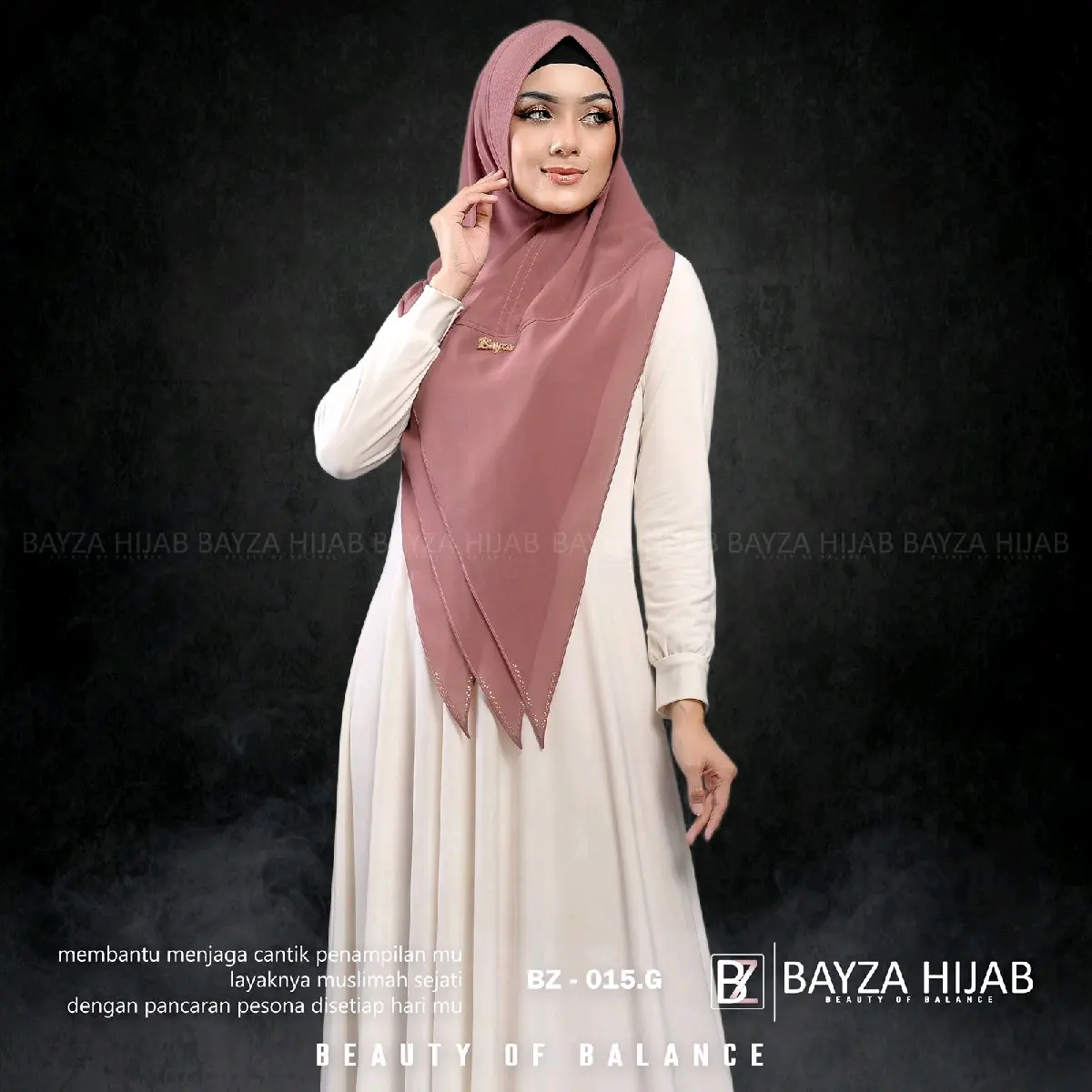 jilbab khimar standart ceruty baby doll