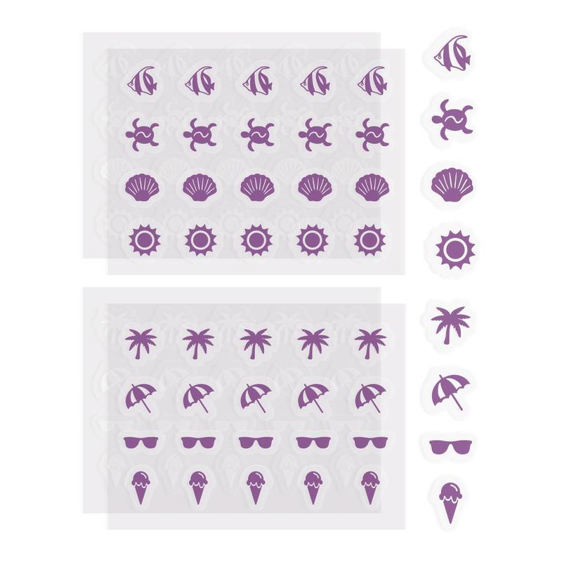 80 Pack Uv Detection Stickers For Sunscreen - Dots Adults Waterproof ...