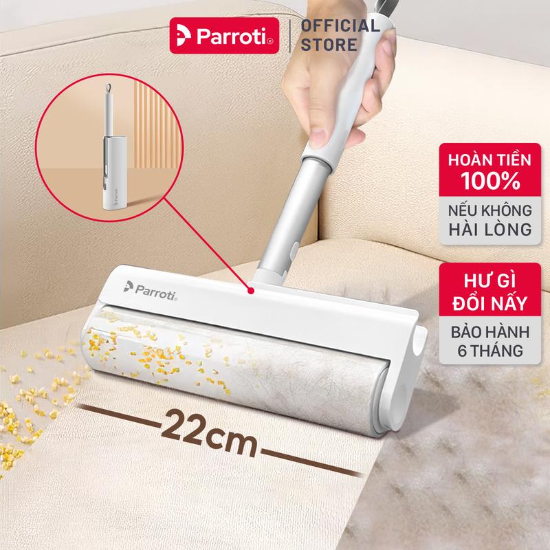 Cây Lăn Bụi Ga Giường Quần Áo Thảm Nhà Rèm Cửa Cây Lăn Lông Chó Mèo Đầu Lăn Có Thể Thay Thế - Parroti Roller RE01