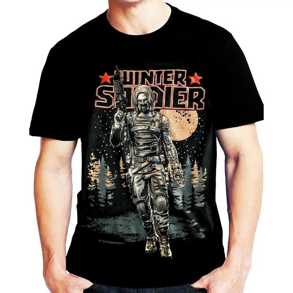 Marvel Comics Movie T-shirt Punk Spider Man T-shirt Super Hero Iron Man  T-shirt Round Neck Premium T-shirt Marvel Comics T-shirt Men and Women