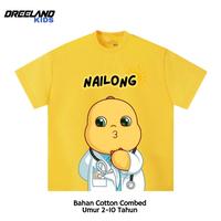 Gambar Dreeland Kids Kaos Anak Baju Anak Nailong Dokter / Tshirt Anak Nailong Laki Laki Perempuan - Putih, 5-6 Tahun dari DreelandOfficial Kota Bandung 2 Tokopedia