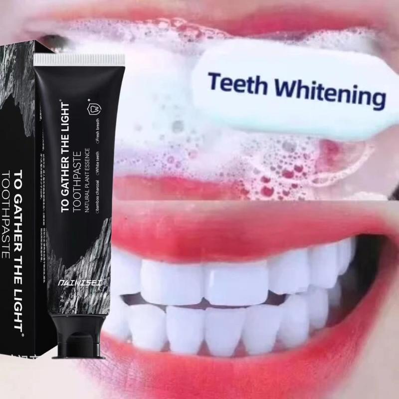  Kem Đánh Răng Than Tre Cao Cấp - Thành Phần Than Hoạt Tính Tự Nhiên Hỗ Trợ Bảo Vệ Men Răng Khỏe Mạnh 