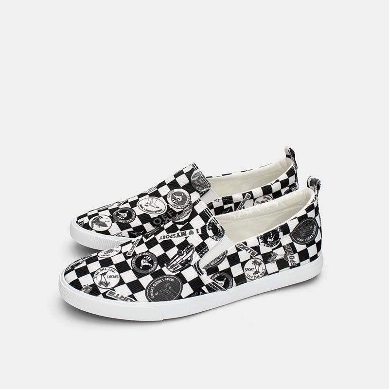 Giày lười nam - Slip on nam vải - A6256