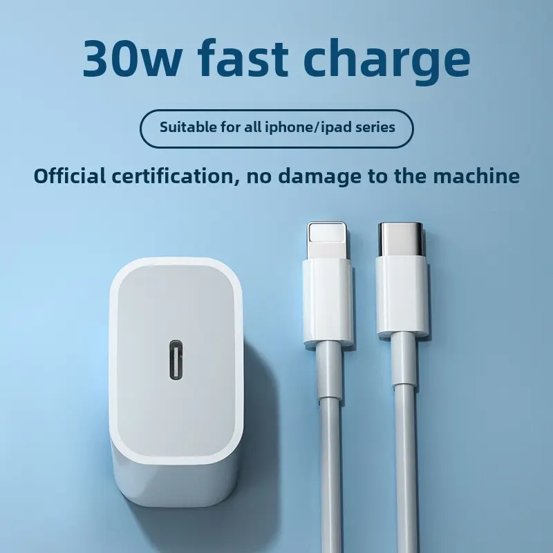 pd fast charger head 30w for iphone13 apple 14 charging head ipad charger fast charging data line cell phone Cable Digital Magnetic Smartphone Electronic charger  magsafe Cellphones usb  charging