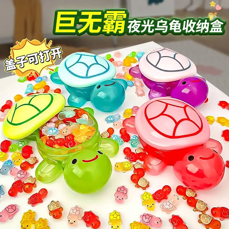 Đồ Chơi Túi Mù Match-up Rùa Khổng Lồ Phát Sáng, Bán Buôn, Hộp Mù Ngoại Cỡ, Đồ Trang Trí, Tất Cả Màu Đỏ, Cùng Phong Cách, Rùa Biển Nhỏ Toy