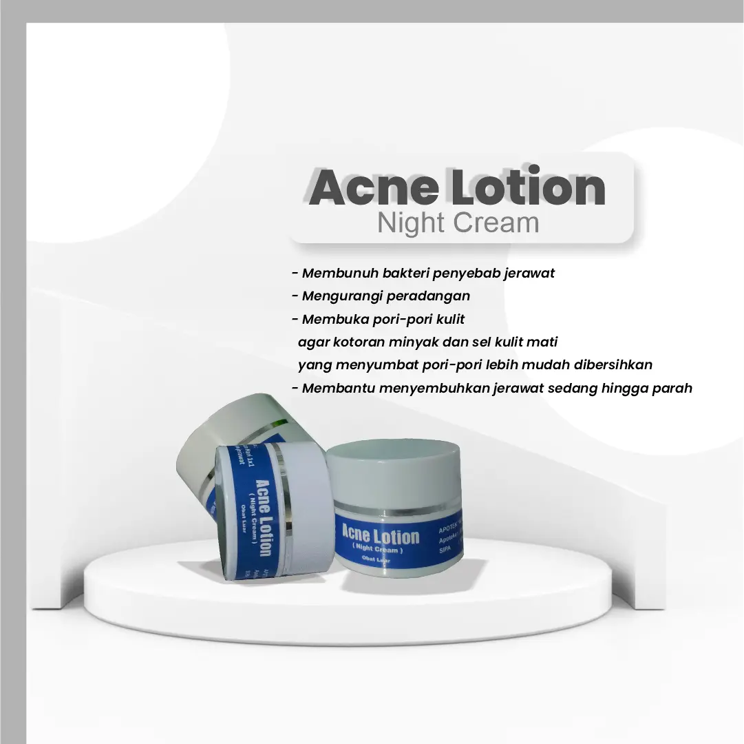 Acne Lotion care  Night Cream