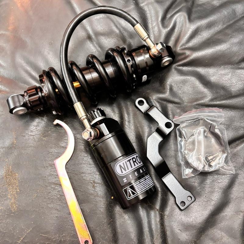 Phuộc sau Nitrron bình dầu Full Đen gắn cho Winner X V1 V2 V3 Sonic Exciter Ex150 Ex135 Ex155 Ex50cc Ex10 Ex11 Phụ Kiện Phụ Tùng