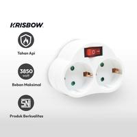 Gambar AZKO Krisbow Stop Kontak Schuko 2 Soket Dengan Switch - Putih Electric Socket Terminal Colokan Listrik Kotak Kontak Peralatan Elektronik dari AZKO ID Kota Administrasi Jakarta Barat 4 Tokopedia