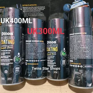 DITON DASHBOARD COATING 9800 Original Black Hitam Pilok Pilox Cat Semprot Diton Ready UK 400ml 300ml