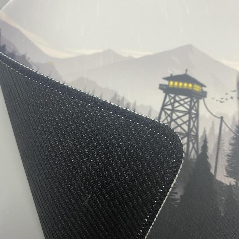 Product Introduction of Forest Pattern Mouse Pad, Rectangle Gaming Mouse Pad, Office Desk Keyboard Mat, Non-Slip Mousepad for Home Office Game Room Desk 4