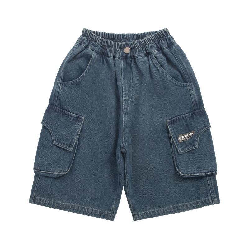 Quần Áo Trẻ Em, Quần Short Bé Trai Denim Mỏng, Thích Hợp Cho Mùa Hè, Quần Thường Ngày Quần Jean Cropped Xén, Cho Trẻ Em, 2025 4