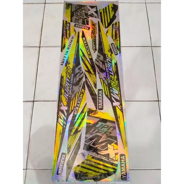 STRIPING HOLOGRAM STICKER JUPITER MX LAMA OLD 135 HOLOGRAM EXCITER SPARK