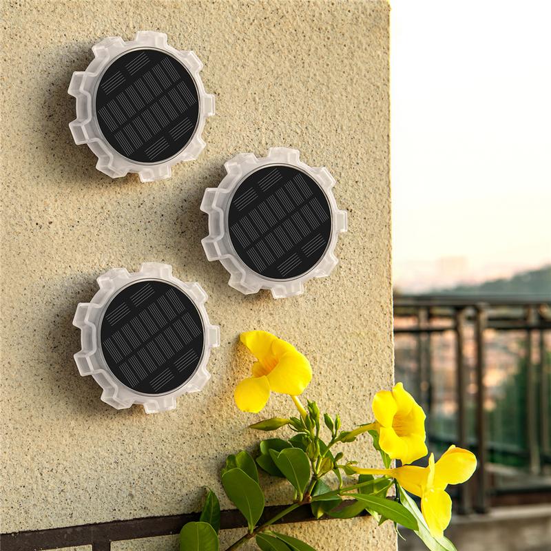 Product Introduction of New Led Solar Garden Lamp Waterproof Ground-in 4Mode Backyard Patio Lawn Decoration Wall Fence Gear Outdoor Solar Light 15